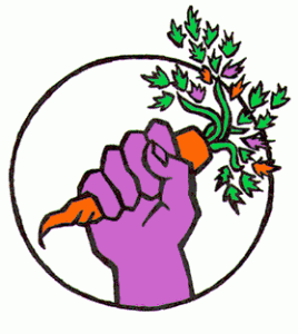 full color carrot and fist